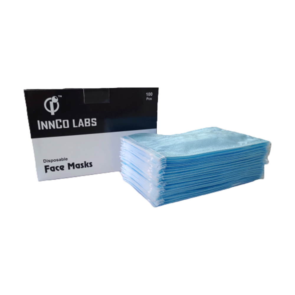 Dispoable 3 Ply Elastic Face Mask