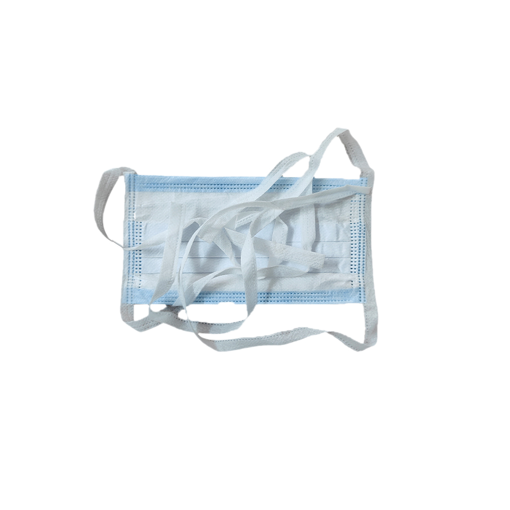 Disposable 3 Ply Tie Face Mask
